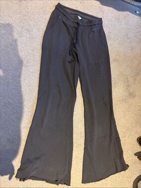 Aerie Grey Flare Sweatpants